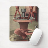  bedrijf, gigantische waterturbine muismat (Met muis)