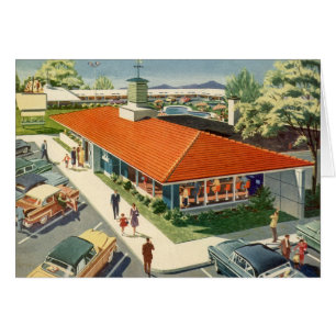  bedrijf, jaren 50 Familie Restaurant Diner