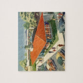 bedrijf, jaren 50 Familie Restaurant Diner Legpuzzel (Verticaal)