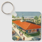  bedrijf, jaren 50 Familie Restaurant Diner Sleutelhanger (Voorkant)