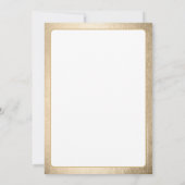 BEDRIJF JUBILEUM modern zakelijk maroon goud Kaart (Achterkant)