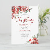 Bedrijf Kantoor Corporate Event Kerstfeest Kaart (Staand voorkant)