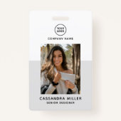 Bedrijf Kantoor Custom Employee Badge (Voorkant)