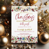 Bedrijf Kantoor Kerstfeest Kaart