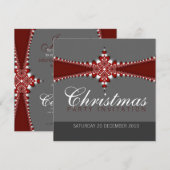 Bedrijf Kantoor Stijlvolle kerstuitnodigingen Kaart (Voorkant / Achterkant)