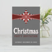 Bedrijf Kantoor Stijlvolle kerstuitnodigingen Kaart (Staand voorkant)