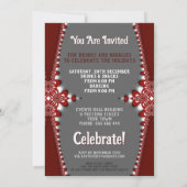 Bedrijf Kantoor Stijlvolle kerstuitnodigingen Kaart (Achterkant)