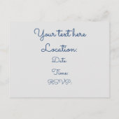 Bedrijf Kerstfeest rood Santa werknemer cadeau Uitnodiging Briefkaart (Achterkant)