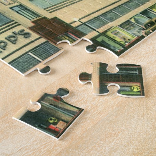 bedrijf, Knapp-winkel Legpuzzel (Zijkant)