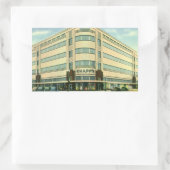  bedrijf, Knapp-winkel Rechthoekige Sticker (Tas)