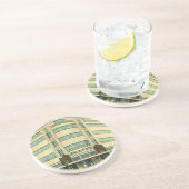 bedrijf, Knapp-winkel Zandsteen Onderzetter (Zijkant)