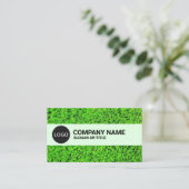 Bedrijf Lawn Care Service | Logo voor landschapsar Visitekaartje (Staand voorkant)