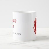 Bedrijf Logo Aangepaste JUMBO Mokken (Voorkant)