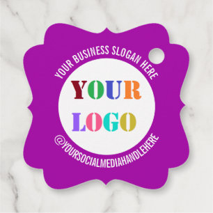 Bedrijf Logo aangepaste tekst gepersonaliseerde ca Bedankjes Labels