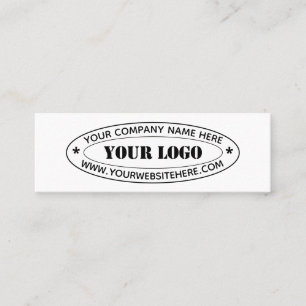 Bedrijf Logo aangepaste tekst visitekaartje templa