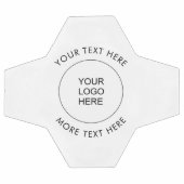 Bedrijf Logo Afbeelding Tekst Sjabloon Aangepast Voetbal (Enkel)