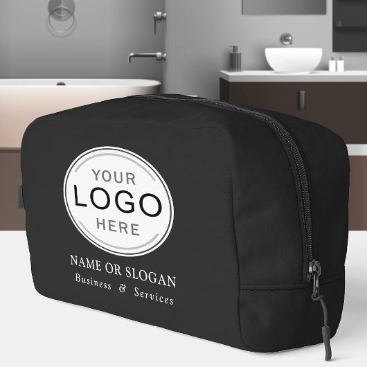 Bedrijf Logo Bedrijf Modern Merk Swag Custom Toilettasje