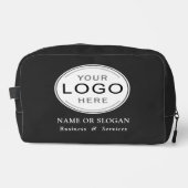 Bedrijf Logo Bedrijf Modern Merk Swag Custom Toilettasje (Voorkant)