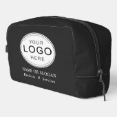 Bedrijf Logo Bedrijf Modern Merk Swag Custom Toilettasje (Rechterhoek)