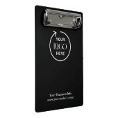 Bedrijf Logo Bedrijfsminimalist Mini Mini Klembord (Schuin)