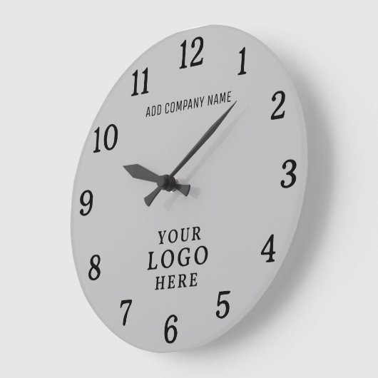 Bedrijf Logo Bedrijfsnaam Bedrijfsmerk Promo Grote Klok (Hoek)