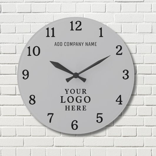Bedrijf Logo Bedrijfsnaam Bedrijfsmerk Promo Grote Klok