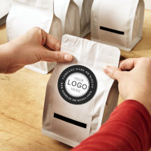 Bedrijf Logo Brand Foto Zwart Modern