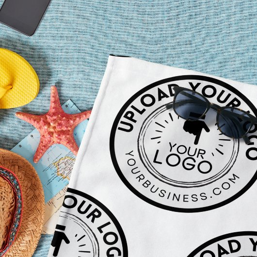 Bedrijf Logo Branded Promotionele Strandlaken