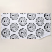 Bedrijf Logo Branded Promotionele Strandlaken (Voorkant)