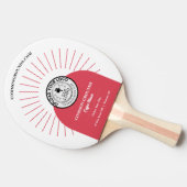Bedrijf Logo Branded Promotionele Tafeltennisbatje (Zijkant)