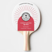 Bedrijf Logo Branded Promotionele Tafeltennisbatje (Voorkant)