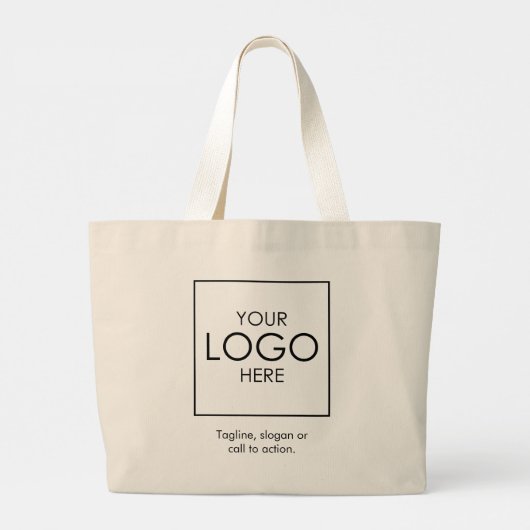 Bedrijf Logo Business Employee Client Personeel Aa Grote Tote Bag (Achterkant)