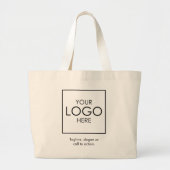 Bedrijf Logo Business Employee Client Personeel Aa Grote Tote Bag (Voorkant)
