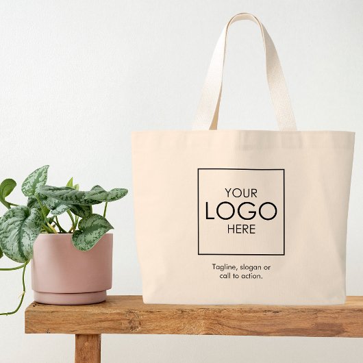 Bedrijf Logo Business Employee Client Personeel Aa Grote Tote Bag