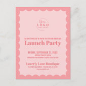 Bedrijf Logo Business Grand Opening Briefkaart (Voorkant)