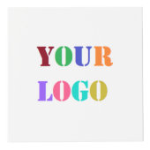 Bedrijf Logo Business Promotional Cube Voorbeeld Kubus (Voorkant)