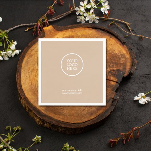 Bedrijf Logo Corporate Papieren servetten