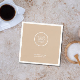 Bedrijf Logo Corporate Papieren servetten