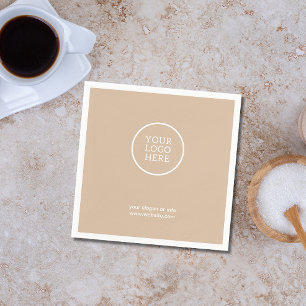 Bedrijf Logo Corporate Papieren servetten