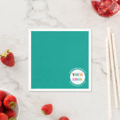 Bedrijf Logo CUOM Tekst servetten Sjabloon van uw (Insitu)