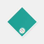 Bedrijf Logo CUOM Tekst servetten Sjabloon van uw (Hoek)