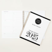 Bedrijf Logo Custom Black 2025 Planner (Display)