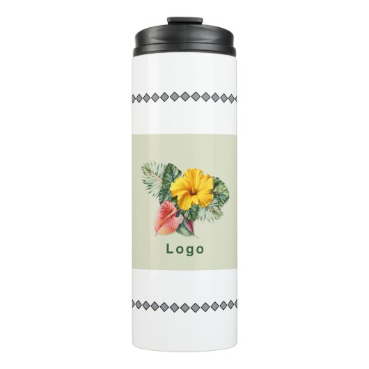 Bedrijf Logo Custom Merchandise Thermosbeker (Voorkant)