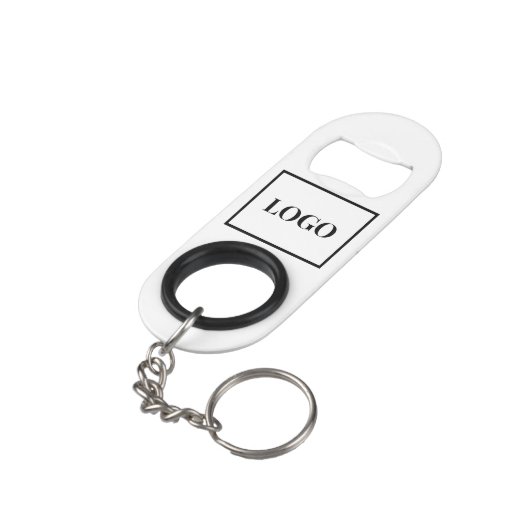 Bedrijf Logo Custom Mini Flessenopener (Achterkant Gekanteld)