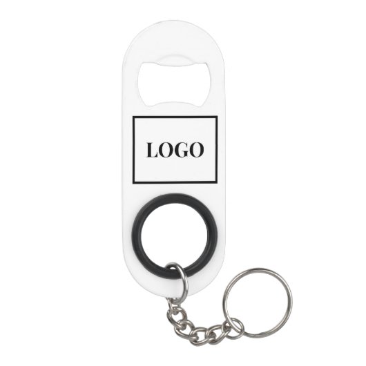 Bedrijf Logo Custom Mini Flessenopener (Achterkant)