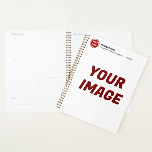 Bedrijf Logo CUSTOM Planner (Display)