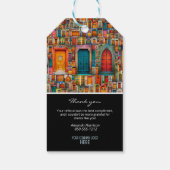 Bedrijf Logo Dank u doorverwijzing -  Doors Cadeaulabel (Achterkant)