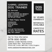 Bedrijf Logo, Dog Trainer Adverteren Flyer (Voorkant)