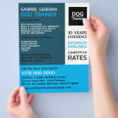 Bedrijf Logo, Dog Trainer Adverteren Flyer (Hand)