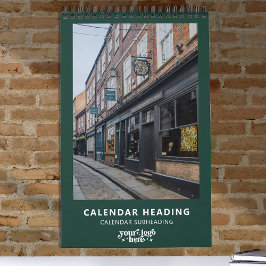 Bedrijf Logo Eenvoudige minimalistische promotie Kalender